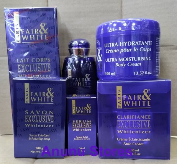 Fair & White Exclusive Whitenizer Body Products